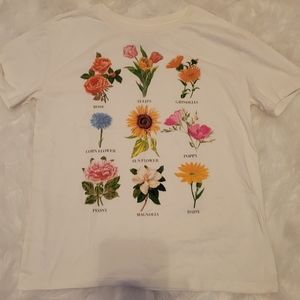 Flower types shirt